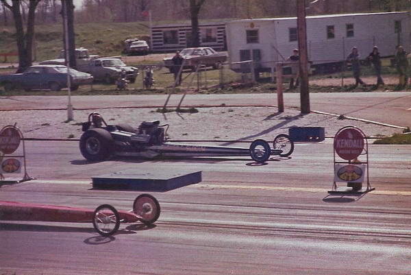 parker and slocum top fuel dragster from Denny Parker US-131 Dragway, Martin